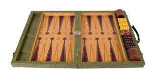 Crisloid Legacy Hops Tournament 21-inch Attaché Backgammon Set