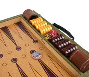 Crisloid Legacy Hops Tournament 21-inch Attaché Backgammon Set