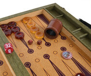 Crisloid Legacy Hops Tournament 21-inch Attaché Backgammon Set