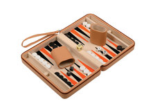 Philos Magnetic Travel Backgammon Leros - Imitation Leather