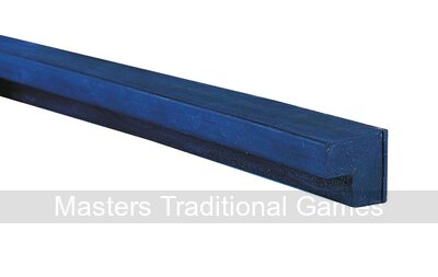 7/8 inch L-shaped black club cushion rubber (20 x 22mm Set of 6 x 6 feet lengths, suitable for 9ft -12 ft snooker tables)