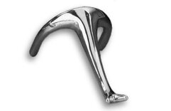 Chrome Swan Rest Head (head only - no shaft)