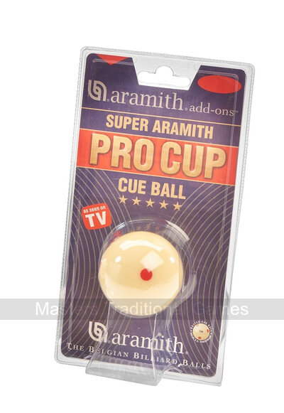 2 & 1/4 inch (57.0mm) Aramith Pro Cup Cue Ball