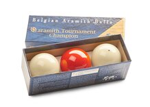 Set of Aramith Tournament Champion Billiard Balls (with Spot White, 2 & 1/16 inch, 52.5mm)