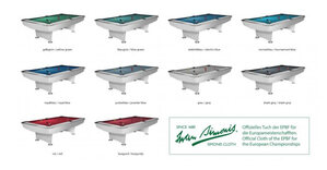 Dynamic II American Style Slate Bed Pool Table - 7ft or 9ft