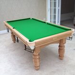 Hand-made Snooker Table - 6ft, mahogany, with accessories