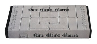 Medieval Nine Mens Morris (Cloth Board Game in Box)