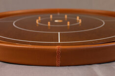 Masters Crokinole Tournament Board with discs, powder & hanging kit