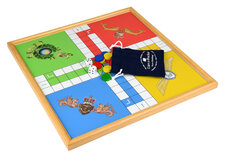 Wooden Uckers Game - Royal Navy Edition