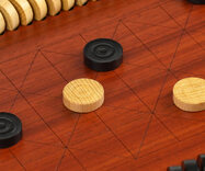 Wooden Fanorona Game by Pico Pao