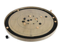 Tracey 'Grey Rock' Crokinole Board (dark grey ditch & hole - 26 disks)