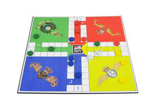 Quad Fold Wooden Uckers Game - Royal Navy Edition