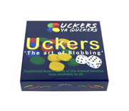 Quad Fold Wooden Uckers Game - Royal Navy Edition