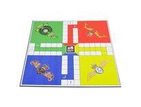 Quad Fold Wooden Uckers Game - Royal Navy Edition