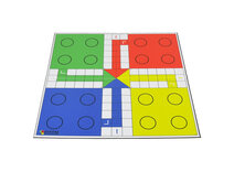 Quad Fold Wooden Uckers Game - Standard Edition