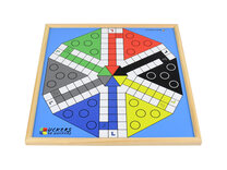 Wooden Uckers Game - Six Player Standard Edition