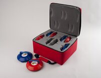 Kurling Stones Set (4 Red & 4 Blue in Carry Case)