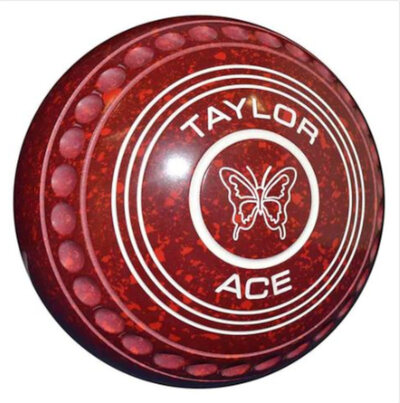 Taylor ACE Coloured Maroon / Red Bowls - Set of 4, Heavy, Size 2, Progrip