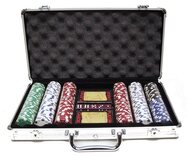 Texas Hold'em Deluxe Poker Chip Set - 300 Chips