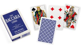 Dal Negro Baccarat Playing Cards (No indexes, Blue back) - 1 Deck