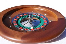 Dal Negro Montecarlo 50cm Mahogany Roulette Wheel