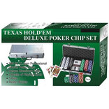 Texas Hold'em Deluxe Poker Set in Aluminium Case with 300 Chips