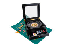 Deluxe Roulette Set in Wooden Chest