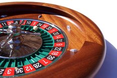 Dal Negro 36cm Montecarlo Mahogany Roulette Wheel