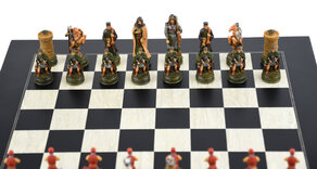 Italfama Camelot Chess Pieces - Resin, Hand-Painted