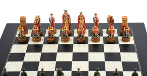 Italfama Camelot Chess Pieces - Resin, Hand-Painted