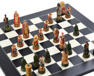 Italfama Camelot Chess Pieces - Resin, Hand-Painted