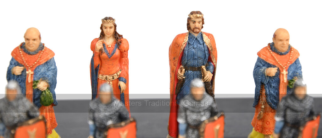 Italfama Robin Hood Chess Pieces - Resin, Hand-Painted