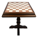 Luxury Beech & Elm Wood Chess & Backgammon Table by Italfama