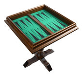 Luxury Beech & Elm Wood Chess & Backgammon Table by Italfama