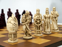 Christopher Columbus Ornamental Chess Set by Berkeley Chess (Board not included)