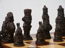 Berkeley Alice in Wonderland Ornamental Chess Set (Board not included)