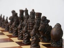 Berkeley Alice in Wonderland Ornamental Chess Set (Board not included)