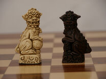 Berkeley Chess Mandarin Ornamental Chess Set (Board not included)