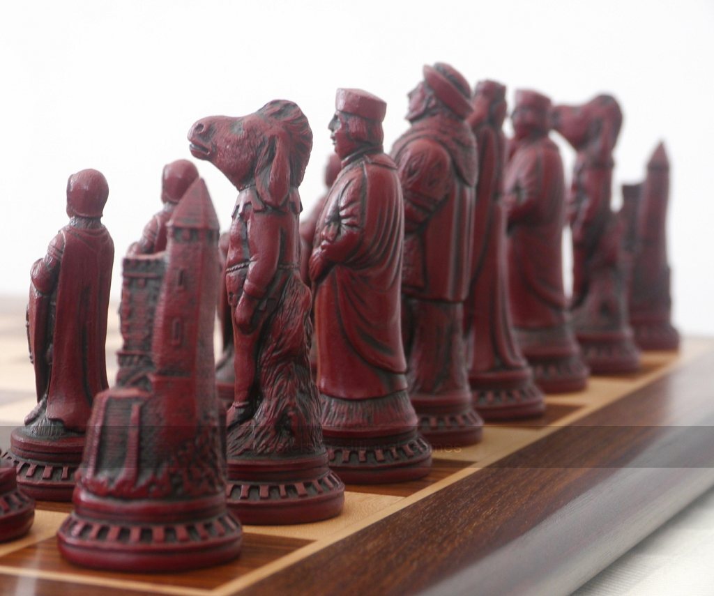 Berkeley Shakespeare Ornamental Chess Set (Board not included)