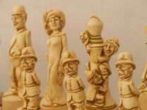 Classic Movie / Film Stars Ornamental Chess Set by Berkeley Chess (Board not included)