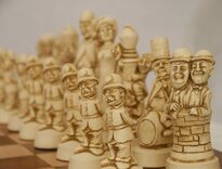 Classic Movie / Film Stars Ornamental Chess Set by Berkeley Chess (Board not included)