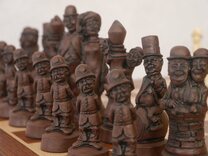 Classic Movie / Film Stars Ornamental Chess Set by Berkeley Chess (Board not included)