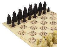 Decorative Folding Chess Board by Berkeley Chess - 2 inch Squares