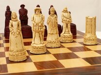 Berkeley Chess English History Ornamental Chess Set (Board not included)