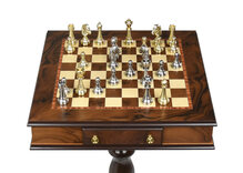 Giglio Asla Wooden inlaid Chess Table - Pieces not included