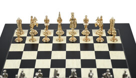 Italfama Camelot Metal Chess Set, 3.5-inch King - Board not included