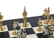 Italfama Camelot Metal Chess Set, 3.5-inch King - Board not included