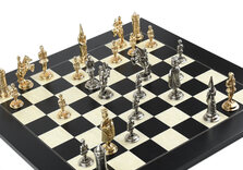 Italfama Camelot Metal Chess Set, 3.5-inch King - Board not included