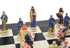 Italfama Crusaders v. Saracens Resin Chess Set - Board not included