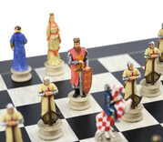 Italfama Crusaders v. Saracens Resin Chess Set - Board not included